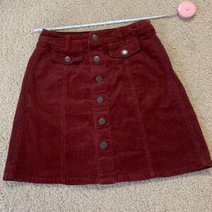 Corduroy skirt